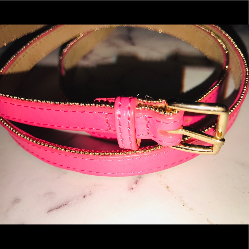 Leather belt